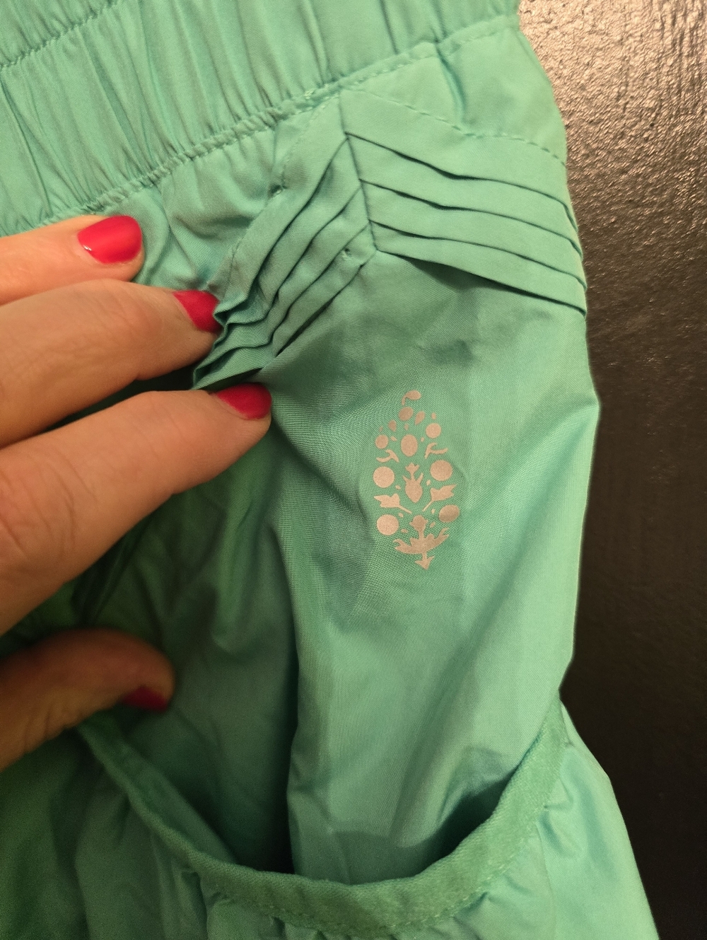 Free People Movement "Get Your Flirt On" Shorts in a Seafoam Size Large - Picture 6 of 6
